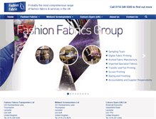 Tablet Screenshot of fashion-fabrics.co.uk